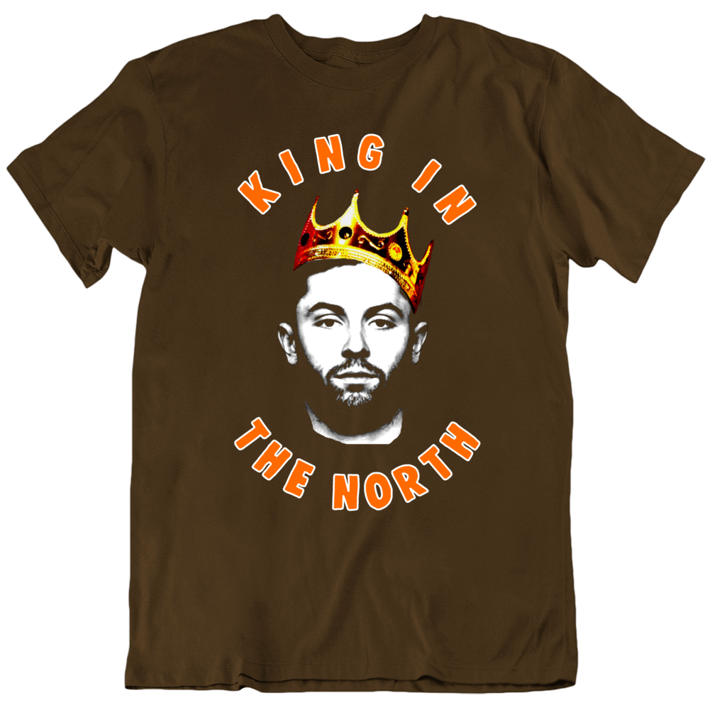 baker mayfield king of the north t shirt