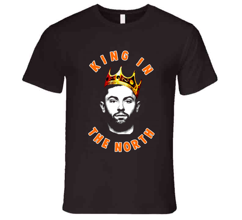 baker mayfield king of the north t shirt