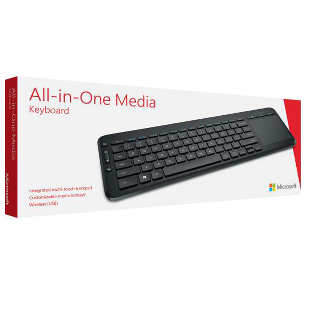 Microsoft All in One Media Touchpad Keyboard for PC - N9Z-00019 – qsfortech