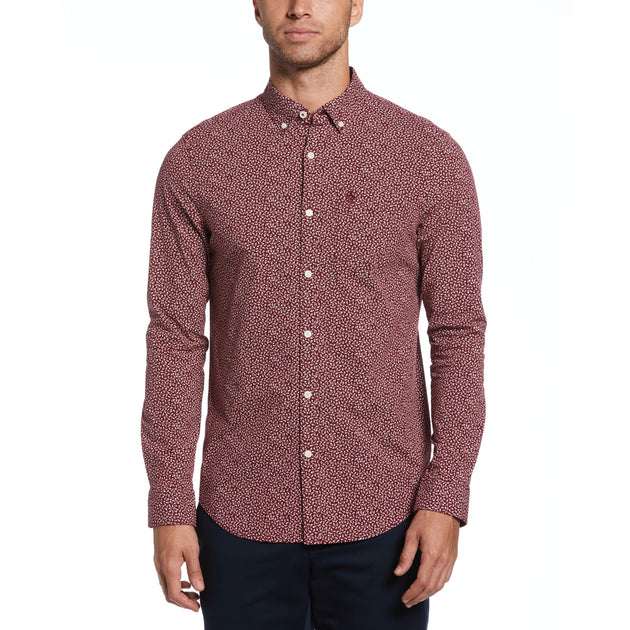 Micro Print Button Down | Original Penguin US