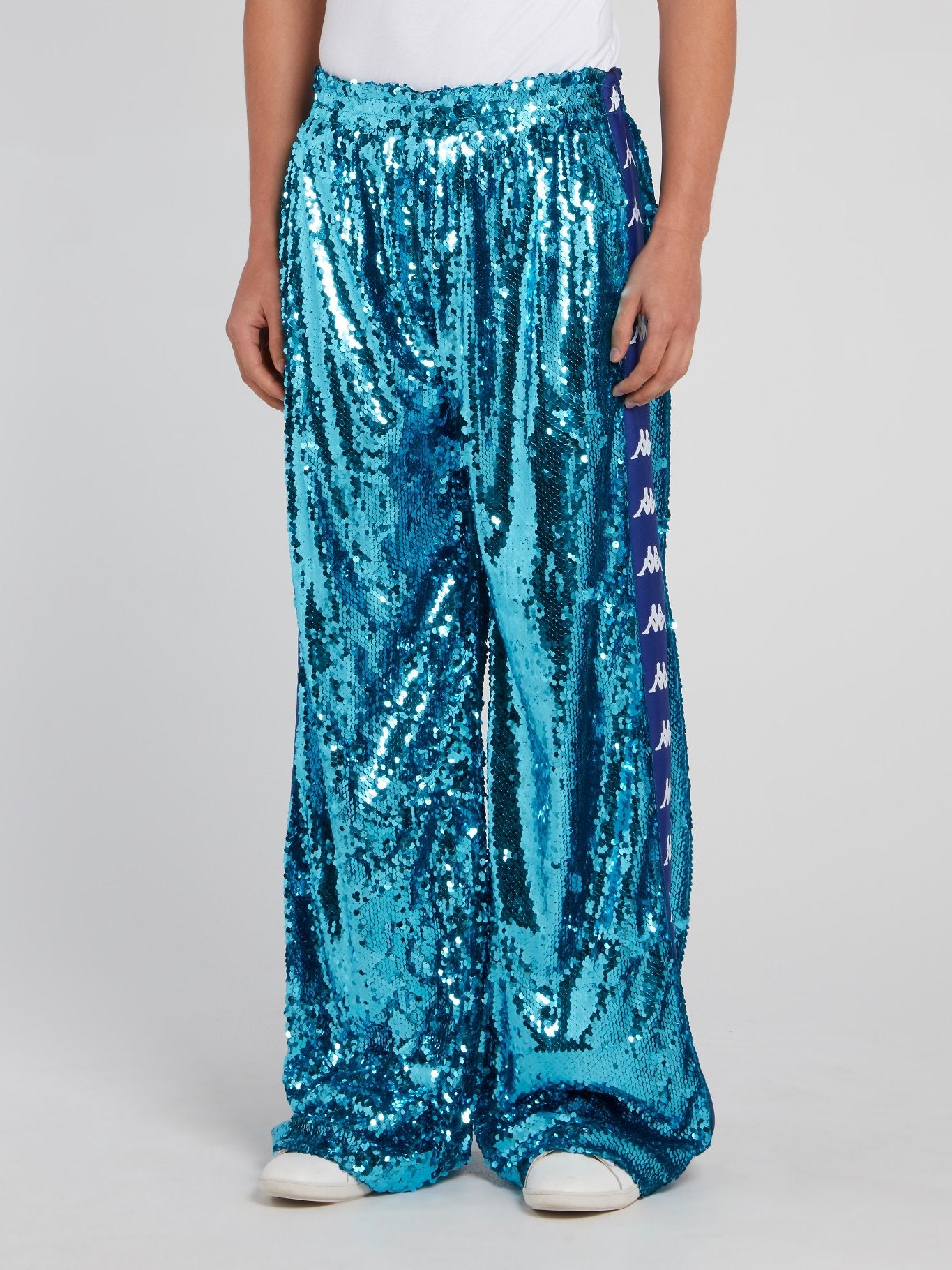Kappa Blue Sequin Pants – Maison-B-More Global Store