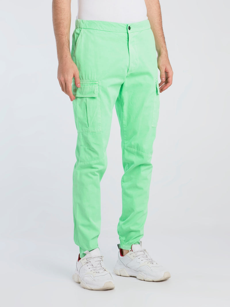 cargo pants neon