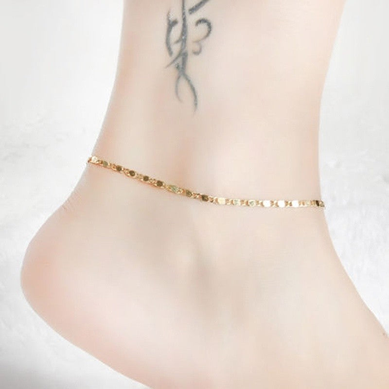 gold ankle