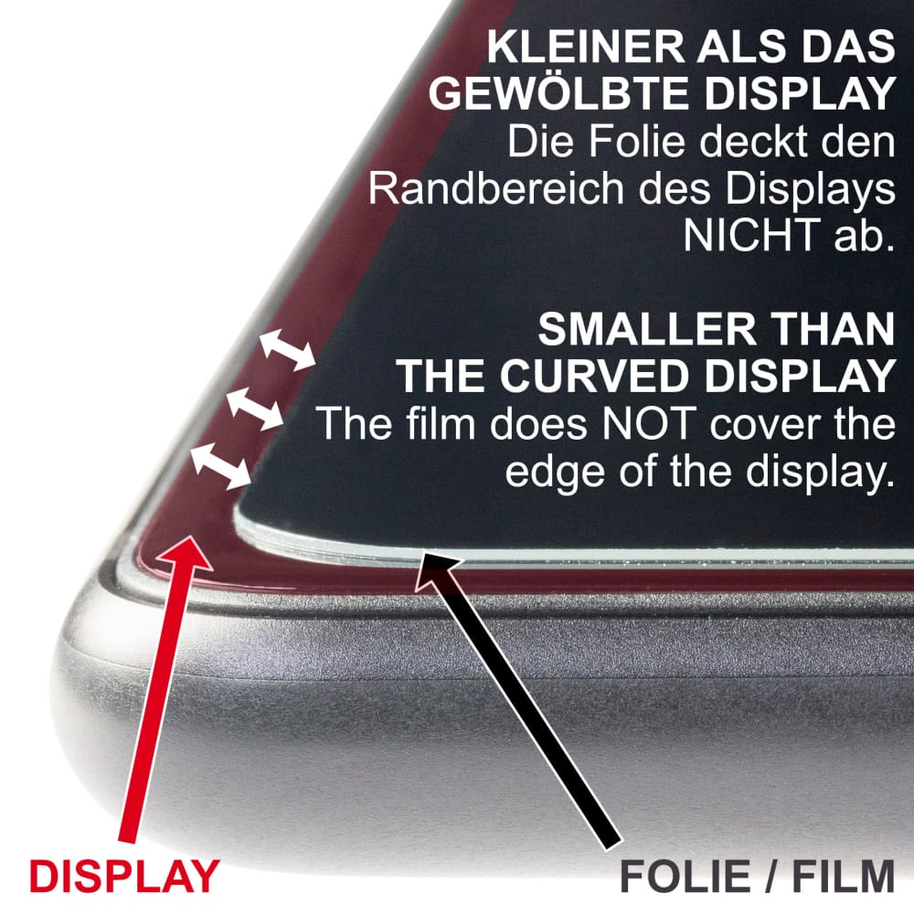 Blasenfreie Anbringung, kein Applikator erforderlich – Panzerglas Schutzfolie passend für Blackview BV9000 Pro