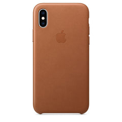 Apple Leather Case Saddle Brown for iPhone XS/X
