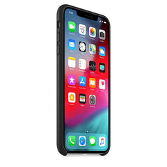 Apple Leather Case Black for iPhone XS Max