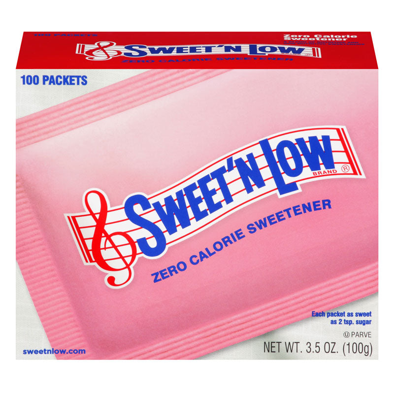 Sweet n Low Zero Calorie Sweetener Packets, 100 count