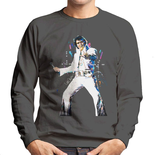 Sidney Maurer Original Portrait Of Elvis Presley Mens Sweatshirt - Mens Sweatshirt