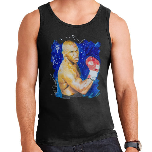 Sidney Maurer Original Portrait Of Mike Tyson Mens Vest - Mens Vest