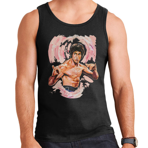 Sidney Maurer Original Portrait Of Bruce Lee Enter The Dragon Men's Vest