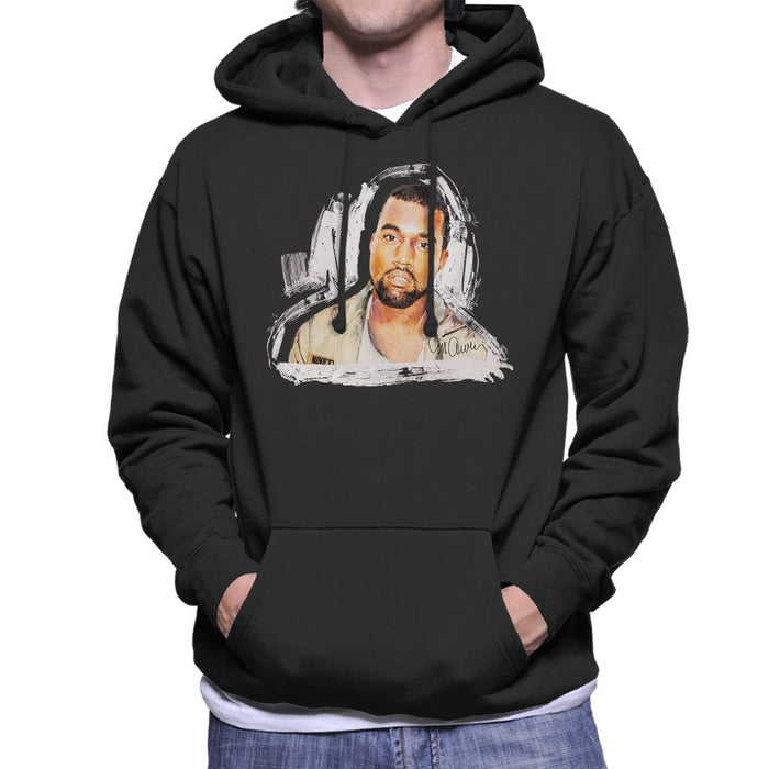 Sidney Maurer Original Portrait Of Kanye West Mens Hooded Sweatshirt - Mens Hooded Sweatshirt