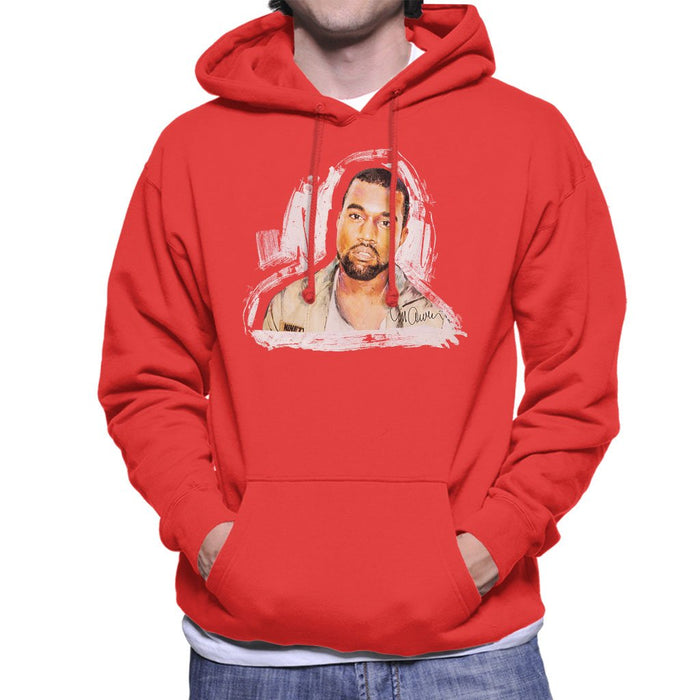 Sidney Maurer Original Portrait Of Kanye West Mens Hooded Sweatshirt - Mens Hooded Sweatshirt