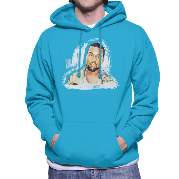 Sidney Maurer Original Portrait Of Kanye West Mens Hooded Sweatshirt - Mens Hooded Sweatshirt