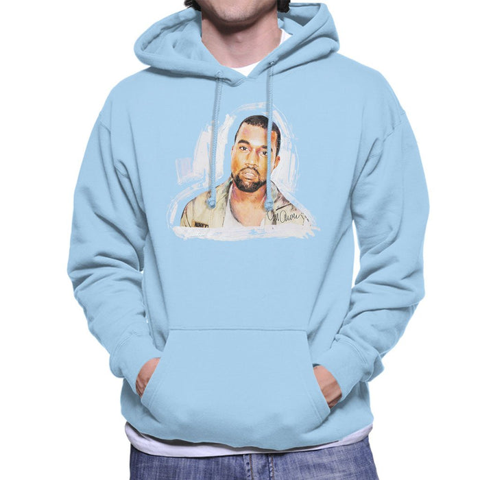 Sidney Maurer Original Portrait Of Kanye West Mens Hooded Sweatshirt - Mens Hooded Sweatshirt