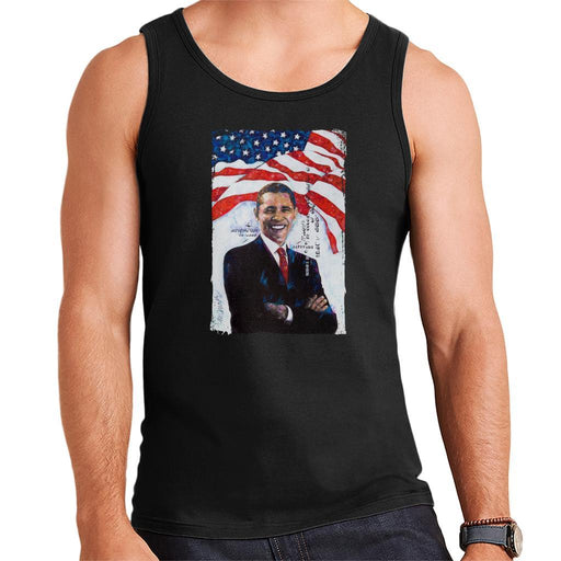 Sidney Maurer Original Portrait Of Barack Obama Mens Vest - Mens Vest