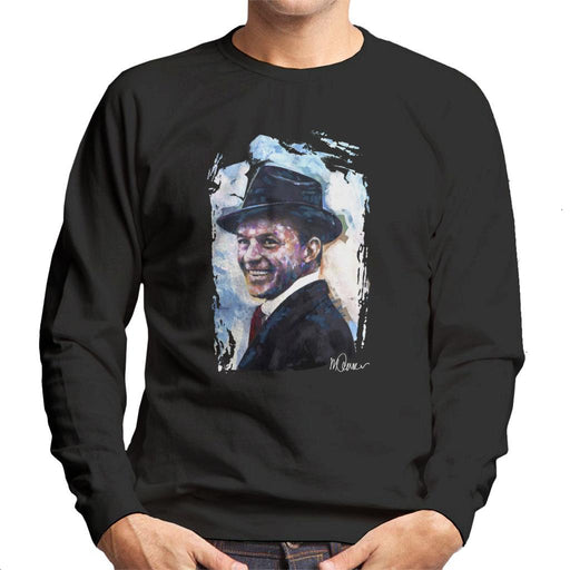 Sidney Maurer Original Portrait Of Frank Sinatra Hat Mens Sweatshirt - Mens Sweatshirt