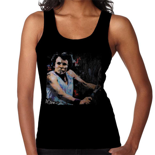 Sidney Maurer Original Portrait Of Billie Jean King Women's Vest