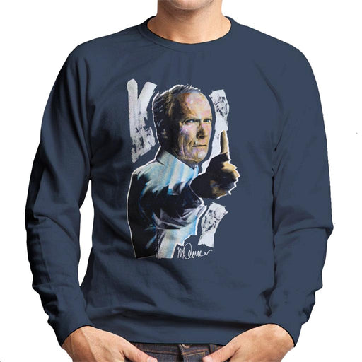 Sidney Maurer Original Portrait Of Clint Eastwood Gran Torino Men's Sweatshirt