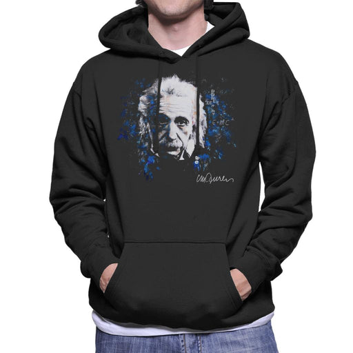 Sidney Maurer Original Portrait Of Albert Einstein E Equals MC2 Men's Hooded Sweatshirt