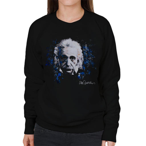 Sidney Maurer Original Portrait Of Albert Einstein E Equals MC2 Women's Sweatshirt