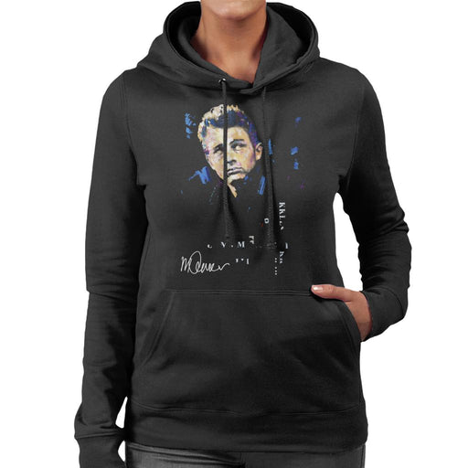 Sidney Maurer Original Portrait Of Actor James Dean Women's Hooded Sweatshirt