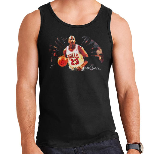 Sidney Maurer Original Portrait Of Basketballer Michael Jordan Men's Vest