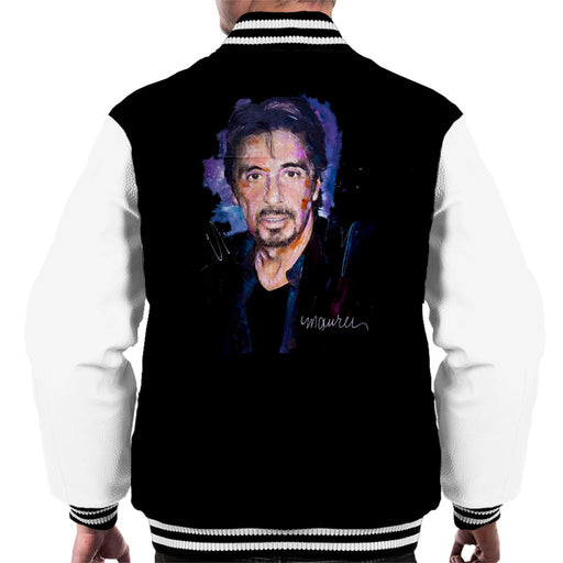 Sidney Maurer Original Portrait Of Al Pacino Goatee Men's Varsity Jacket