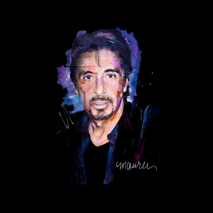 Sidney Maurer Original Portrait Of Al Pacino Goatee Men's Varsity Jacket