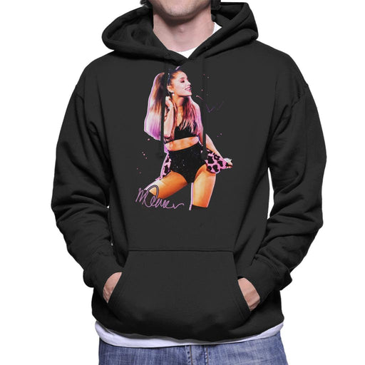 Sidney Maurer Original Portrait Of Ariana Grande Cat Ears Men's Hooded Sweatshirt