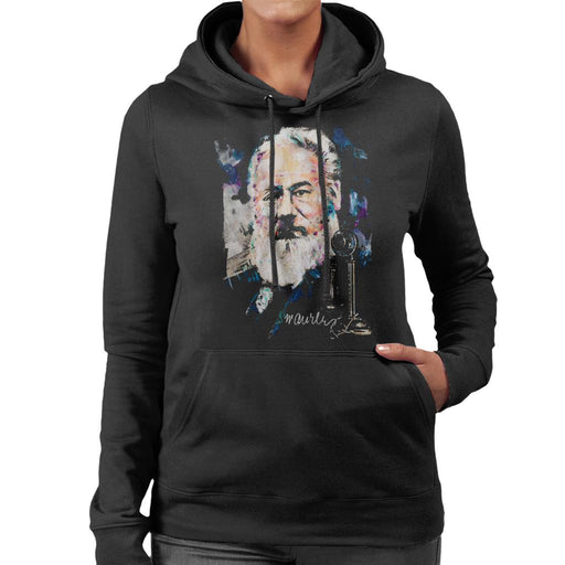 Sidney Maurer Original Portrait Of Alexander Graham Bell Women's Hooded Sweatshirt