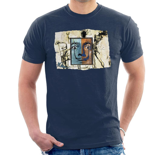 Sidney Maurer Original Portrait Of Surrealist Salvador Dali Men's T-Shirt