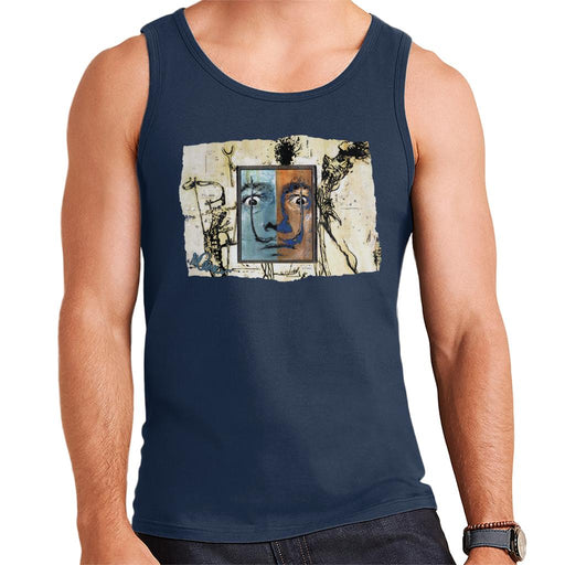 Sidney Maurer Original Portrait Of Surrealist Salvador Dali Men's Vest