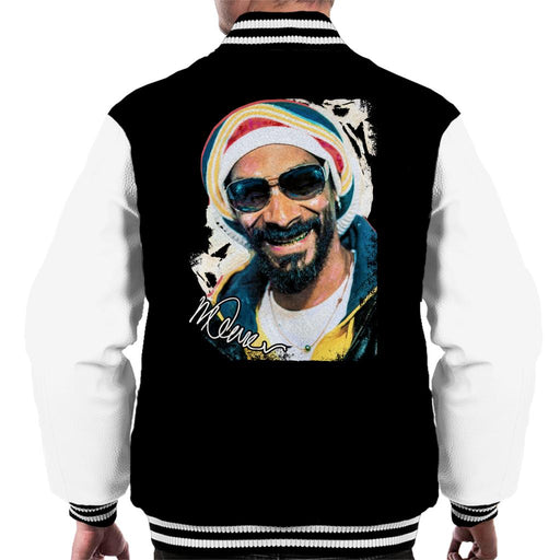 Sidney Maurer Original Portrait Of Snoop Dogg Gold Grill Men's Varsity Jacket