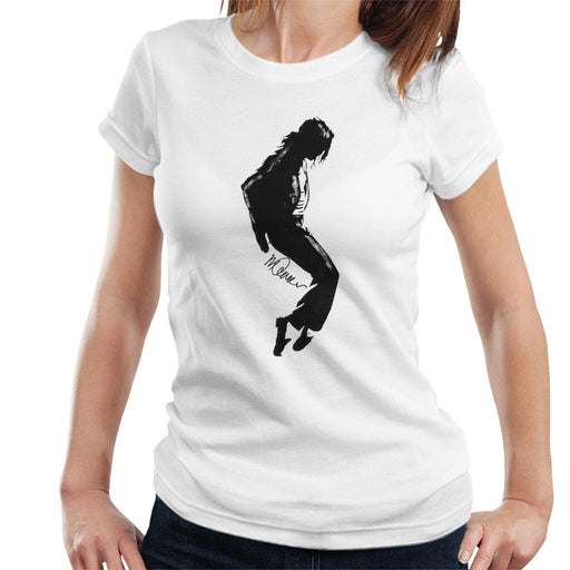 Sidney Maurer Original Portrait Of Michael Jackson Silhouette Women's T-Shirt