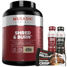 Musashi Shred & Burn Protein Powder