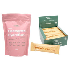Nothing Naughty Electrolyte Hydration + Protein Bars Bundle