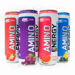4 cans of Amino Energy drink by Optimum Nutrition