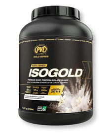 PVL ISOGOLD Premium Whey Isolate Protein Powder 5lb