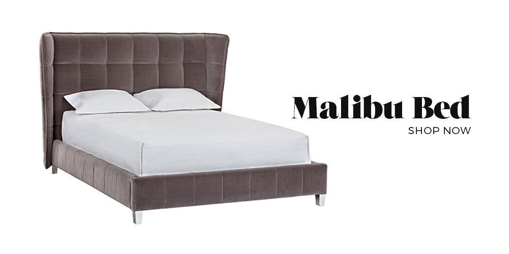 Malibu Bed - Get The Look Modern Mystic Bedroom - Black Rooster Decor