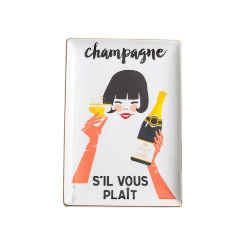 Retro Champagne Tray