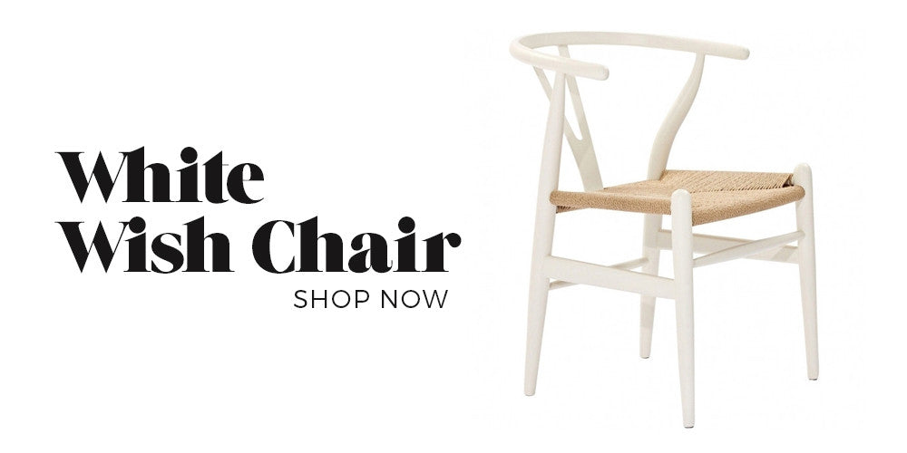 Black Rooster Decor - White Wish Chair - Boho Glam