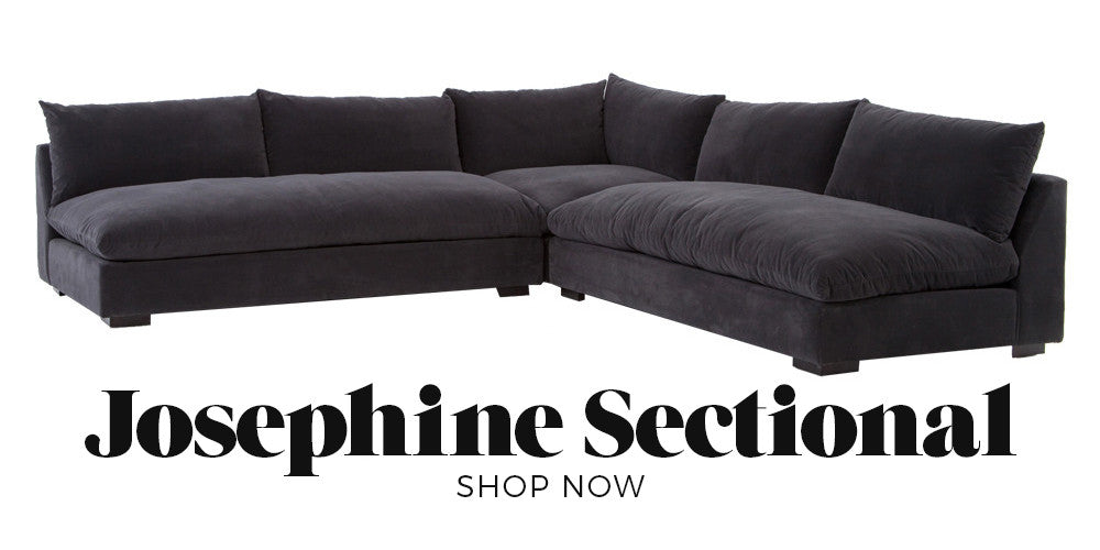 Josephine Sofa - Get The Look: Luxe Family Living Room - Black Rooster Decor