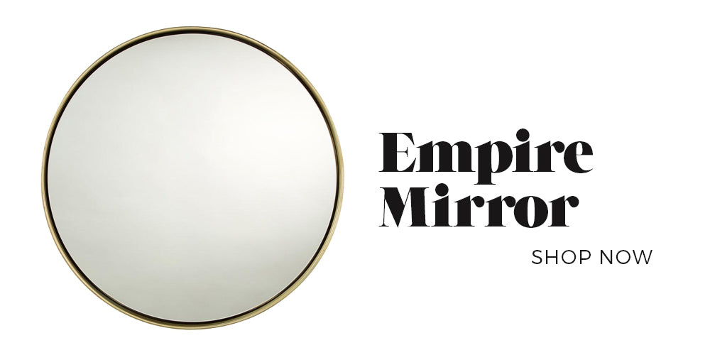 Black Rooster Decor - Get The Look: Brassed Bathroom Upgrade - Empire Mirror
