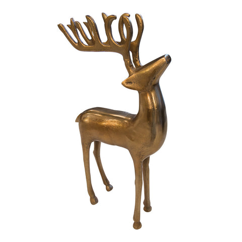 Holiday Decor Must-Haves: 2015 Standing Brass Reindeer