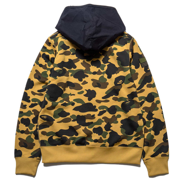 camo full zip hoodie