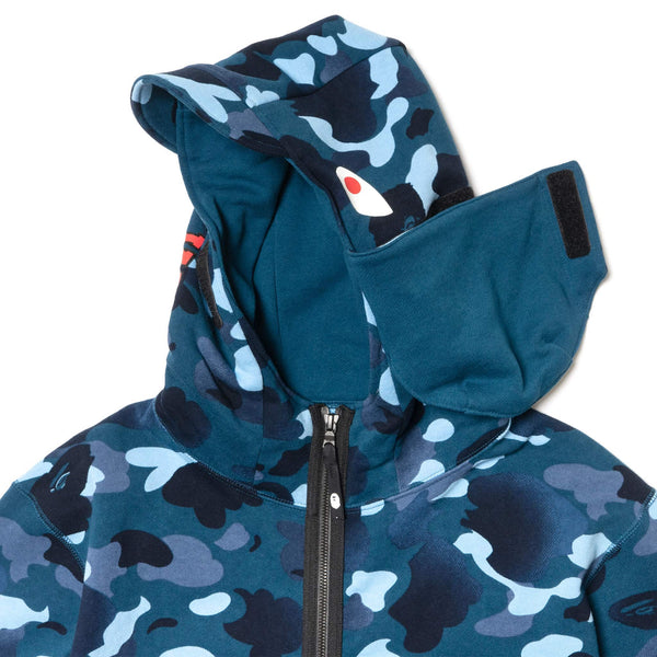 bape shark zip hoodie