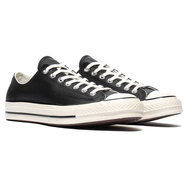 Chuck Taylor All Star 1970s Leather Ox Black/Egret | HAVEN