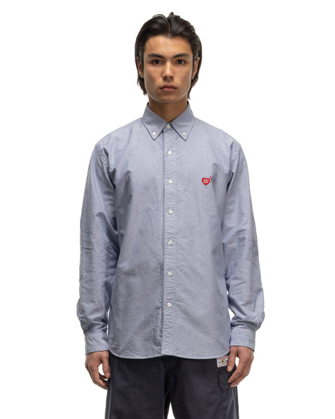 Human Made Oxford BD L/S Shirt White-