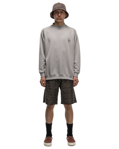 L/S Mock Neck Tee - C/PE Bright Jersey Ice White