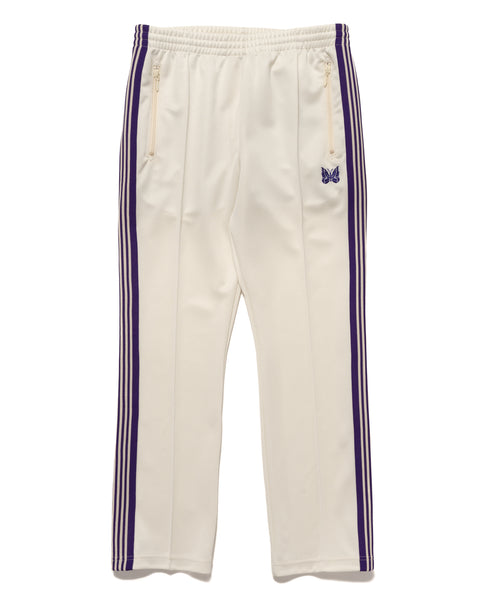 Narrow Track Pant - Poly Smooth Ice White | HAVEN